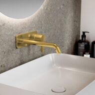 Ideal Standard Joy wastafelkraan goud geborsteld A7381A2 Ideal Standard Joy wastafelkraan goud geborsteld A7381A2
