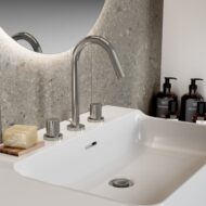 Ideal Standard Joy wastafelkraan met trekstang-afvoergarnituur zilver storm BC783GN Ideal Standard Joy wastafelkraan met trekstang-afvoergarnituur zilver storm BC783GN