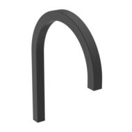 Ideal Standard Solos wastafelkraan met verhoogd kraanlichaam op batterijen mat-zwart A7833XG