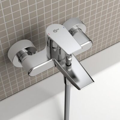 Ideal Standard Tesi eengreeps opbouw badmengkraan 2 verbruikers chroom A6695AA 6