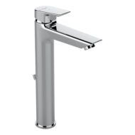 Ideal Standard Tesi wastafelkraan BlueStart met verhoogd kraanlichaam met trekstang-afvoergarnituur chroom A6574AA