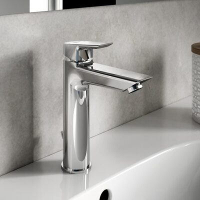 Ideal Standard Tesi wastafelkraan Grande met trekstang-afvoergarnituur chroom A6563AA 6