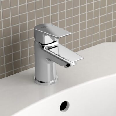 Ideal Standard Tesi wastafelkraan Piccolo met trekstang-afvoergarnituur chroom A6566AA 6 Ideal Standard Tesi wastafelkraan Piccolo met trekstang-afvoergarnituur chroom A6566AA 6