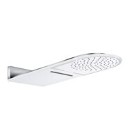 Kludi A-QA regendouchekopset 2 straalsoorten 250 x 600 mm chroom wit 6488091-00 Kludi A-QA regendouchekopset 2 straalsoorten 250 x 600 mm chroom wit 6488091-00