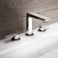 Kludi AMEO wastafelkraan met trekstang-afvoergarnituur chroom 413930575