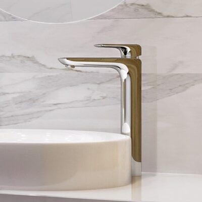 Kludi AMEO wastafelkraan met verhoogde kraanlichaam chroom 412960575 6