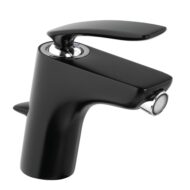 Kludi BALANCE bidetkraan met trekstang-afvoergarnituur mat-zwart 522168775