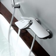 Kludi BALANCE eengreeps opbouw badmengkraan 2 verbruikers chroom 524450575 Kludi BALANCE eengreeps opbouw badmengkraan 2 verbruikers chroom 524450575