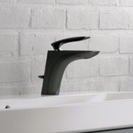 Kludi BALANCE wastafelkraan met trekstang-afvoergarnituur mat-zwart 520238775