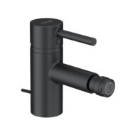 Kludi BOZZ bidetkraan met trekstang-afvoergarnituur mat-zwart 385333976