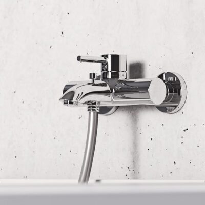 Kludi BOZZ eengreeps opbouw badmengkraan 2 verbruikers chroom 386910576 6