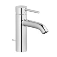 Kludi BOZZ wastafelkraan 100 met trekstang-afvoergarnituur chroom 382800576