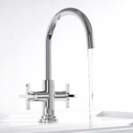 Kludi NOVA FONTE wastafelkraan Classic met trekstang-afvoergarnituur chroom 201180520