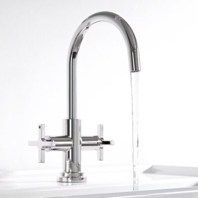 Kludi NOVA FONTE wastafelkraan Classic met trekstang-afvoergarnituur chroom 201180520 7