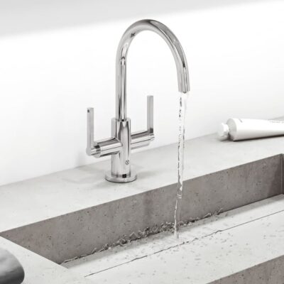 Kludi NOVA FONTE wastafelkraan Puristic met trekstang-afvoergarnituur chroom 201180515 6