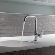 Kludi OBJEKTA wastafelkraan met trekstang-afvoergarnituur chroom 320230575