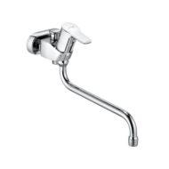 Kludi PURE&EASY eengreeps opbouw badmengkraan 2 verbruikers chroom 375910565 Kludi PURE&EASY eengreeps opbouw badmengkraan 2 verbruikers chroom 375910565