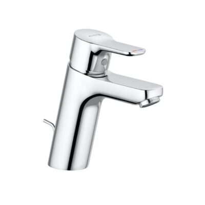 Kludi PURE&EASY wastafelkraan 100 met trekstang-afvoergarnituur chroom 371900565 5