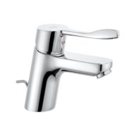 Kludi PURE&EASY wastafelkraan 70 met trekstang-afvoergarnituur chroom 372840565