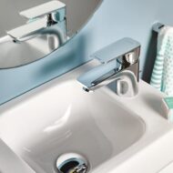 Kludi PURE&STYLE wastafelkraan 60 met trekstang-afvoergarnituur chroom 403850575