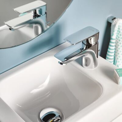 Kludi PURE&STYLE wastafelkraan 60 met trekstang-afvoergarnituur chroom 403850575 7