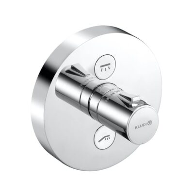 Kludi PUSH thermostaat voor bad & douche 2 verbruikers chroom 389120538 7