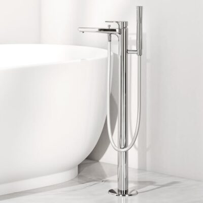 Kludi ZENTA SL eengreeps vrijstaande badmengkraan chroom 485900565 6