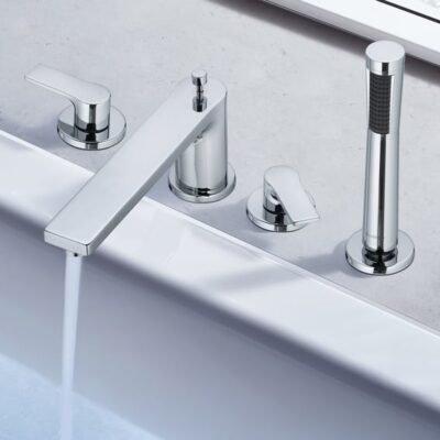 Kludi ZENTA SL tweegreeps inbouw badrand mengkraan chroom 484240565 7