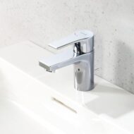 Kludi ZENTA SL wastafelkraan 75 Cool-Start met trekstang-afvoergarnituur chroom 482630565