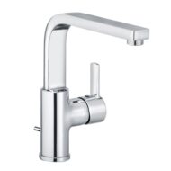 Kludi ZENTA wastafelkraan met trekstang-afvoergarnituur chroom 420250575