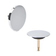 Villeroy & Boch af- en overloopgarnituur met vulfunctie complete set chroom U90960361