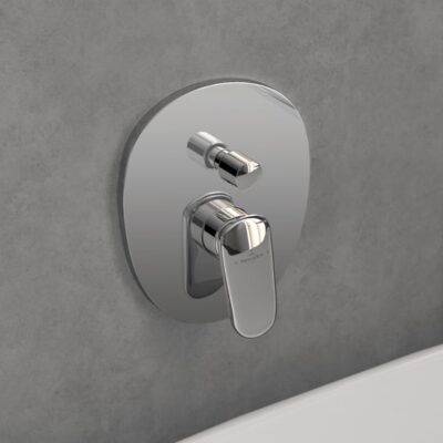Villeroy & Boch Antao eengreeps inbouw mengkraan voor bad & douche 2 verbruikers chroom TVT11100100061 9