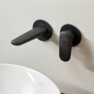 Villeroy & Boch Antao eengreeps inbouw wastafelmengkraan met AquaSmart mat-zwart TVW111002000K5 Villeroy & Boch Antao eengreeps inbouw wastafelmengkraan met AquaSmart mat-zwart TVW111002000K5