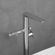 Villeroy & Boch Antao eengreeps vrijstaande badmengkraan chroom TVT11100400061 39