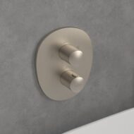 Villeroy & Boch Antao thermostaat voor bad & douche 2 verbruikers nikkel geborsteld TVS11100200064