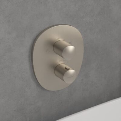 Villeroy & Boch Antao thermostaat voor bad & douche 2 verbruikers nikkel geborsteld TVS11100200064 9