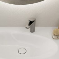 Villeroy & Boch Antao wastafelkraan met AquaSmart met afsluitbare afvoerplug push open nikkel geborsteld TVW11100300064 Villeroy & Boch Antao wastafelkraan met AquaSmart met afsluitbare afvoerplug push open nikkel geborsteld TVW11100300064
