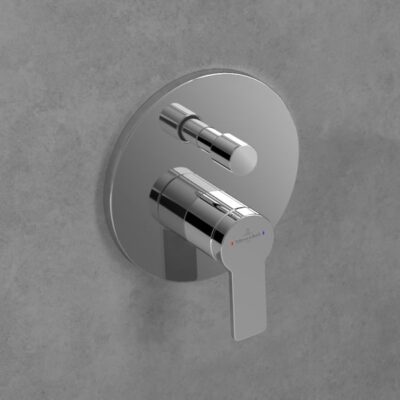 Villeroy & Boch Architectura eengreeps inbouw mengkraan voor bad & douche 2 verbruikers chroom TVS10335300061 8