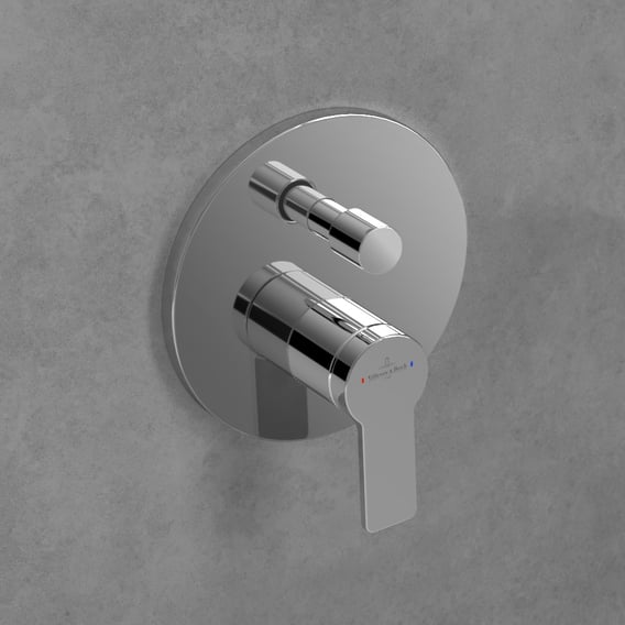 Villeroy & Boch Architectura eengreeps inbouw mengkraan voor bad & douche 2 verbruikers chroom TVS10335300061 3 Villeroy & Boch Architectura eengreeps inbouw mengkraan voor bad & douche 2 verbruikers chroom TVS10335300061 3
