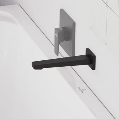 Villeroy & Boch Architectura Square baduitloop mat-zwart TVT125002000K5 9