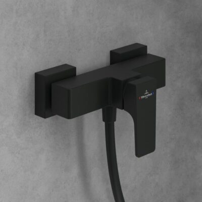 Villeroy & Boch Architectura Square eengreeps opbouw douchemengkraan 1 verbruiker mat-zwart TVS125001000K5 12