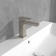 Villeroy & Boch Architectura Square wastafelkraan met AquaSmart nikkel geborsteld TVW12500400064 Villeroy & Boch Architectura Square wastafelkraan met AquaSmart nikkel geborsteld TVW12500400064