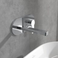 Villeroy & Boch Architectura wastafelkraan met AquaSmart met afsluitbare afvoerplug push open chroom TVW10311211061