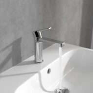Villeroy & Boch Architectura wastafelkraan met AquaSmart met trekstang-afvoergarnituur chroom TVW10300400061 Villeroy & Boch Architectura wastafelkraan met AquaSmart met trekstang-afvoergarnituur chroom TVW10300400061
