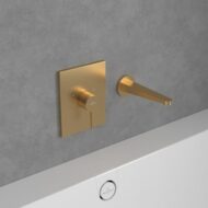 Villeroy & Boch Conum eengreeps inbouw douchemengkraan 1 verbruiker goud geborsteld TVS12700400076