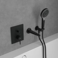 Villeroy & Boch Conum eengreeps inbouw mengkraan voor bad & douche 2 verbruikers mat-zwart TVT127001000K5