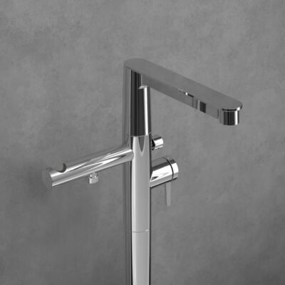 Villeroy & Boch Conum eengreeps vrijstaande badmengkraan chroom TVT12700400061 18