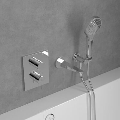 Villeroy & Boch Conum thermostaat voor bad & douche 2 verbruikers chroom TVS12700200061 11