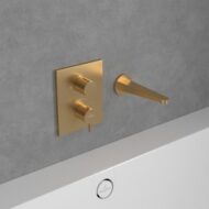 Villeroy & Boch Conum thermostaat voor douche 1 verbruiker goud geborsteld TVS12700100076