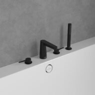 Villeroy & Boch Conum tweegreeps inbouw badrand mengkraan mat-zwart TVT127002000K5